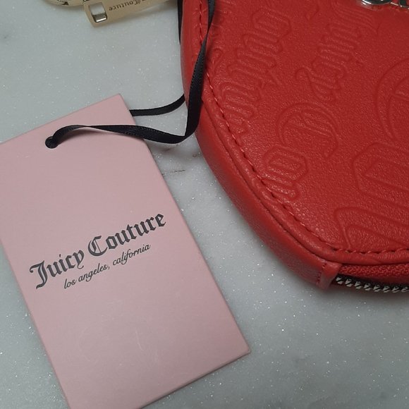 Juicy Couture Flame Scarlet Heart Coin Purse - Picture 4 of 5